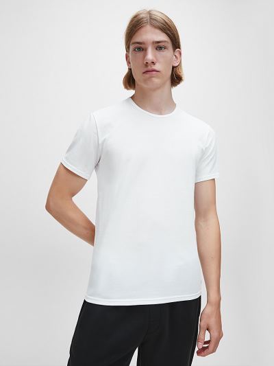 Calvin Klein Ruhák HU652511 | Calvin Klein Modern Cotton Férfi Lounge Póló Fekete / Fehér